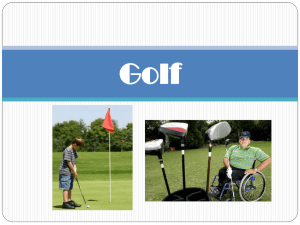 Golf ppt - Curriculum