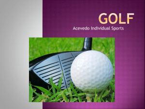 Golf Study Guide PPT