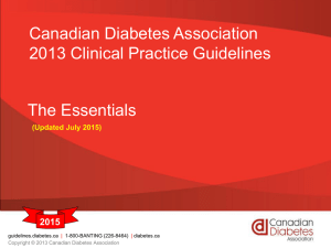 2013 - CDA Clinical Practice Guidelines