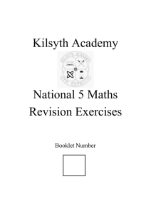Mixed Revision Exercises
