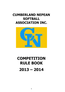 Cumberland Nepean Softball Association Inc