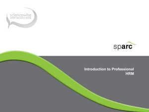 Introduction to Professional HRM