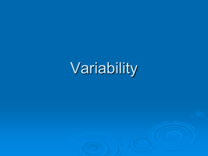 3 Variability - Joaquin Roca