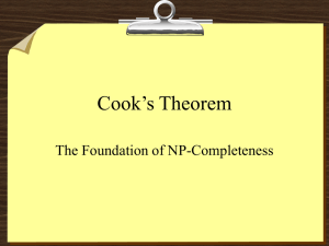 Cook's Theorem