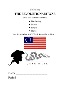 the revolutionary war