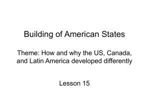 Lsn 20 and 21 Building American States