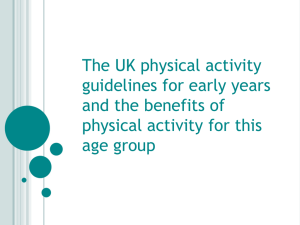 UK Physical Activity Guidelines