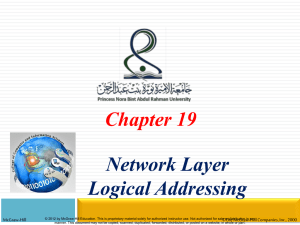 Classful Addressing - NET 331 and net 221