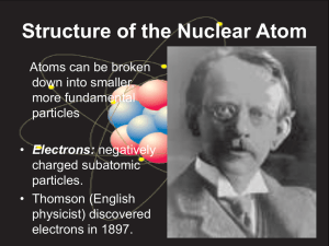Structure of the Nuclear Atom