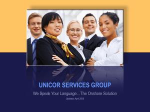 unicor services