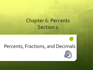 Chapter 3: Operations with Fractions Section 2