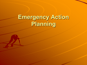 Emergency Action Planning