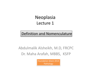 11-Neoplasia Lec1