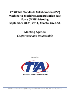 Meeting September 20-21, 2011, Atlanta, GA, USA
