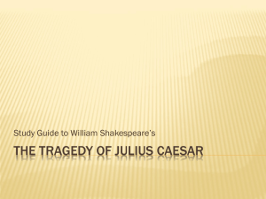 Julius Caesar - Solon City Schools
