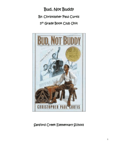 Bud Not Buddy Book Club