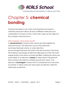 Ionic bonding
