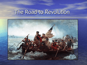 The Road to Revolution - York Region District School Board