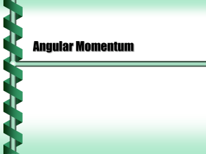 Angular Momentum Vector