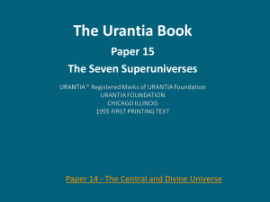 Paper 15 - The Seven Superuniverses