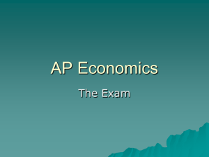 AP Economics - AP MICROECONOMICS