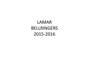 LAMAR BELLRINGERS 2015-2016