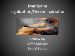 Marijuana Legalization/Decriminalization
