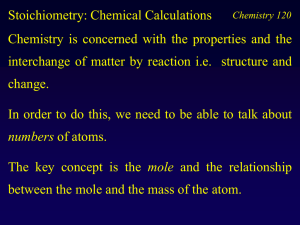 Chemistry 120