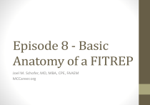 Navy FITREP Guide: Basic Anatomy