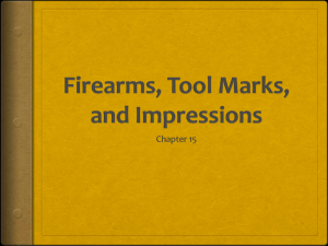 guns and tool markings