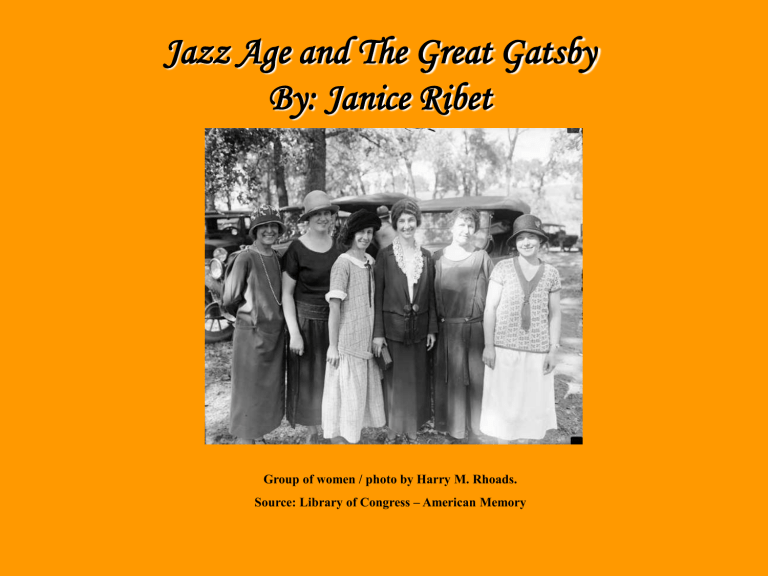 jazz age the great gatsby essay