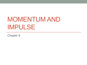 Momentum and Impulse