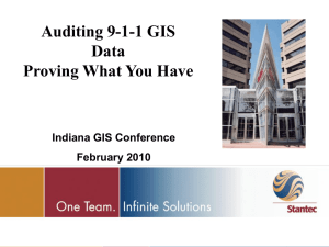 Trained people, who understand GIS as well as E9-1-1
