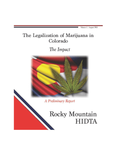 The Legalization of Marijuana in Colorado