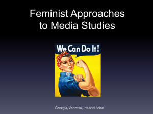 Session 3: Feminist Approaches to Media Studies