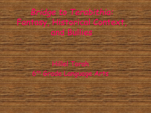 Bridge to Terabithia: Fantasy, Historical Context, and Bullies