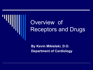 Overview of Receptors and Drugs
