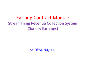 Earning Contract Module