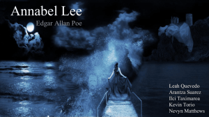 'Annabel Lee'' was the last poem Edgar Allan Poe