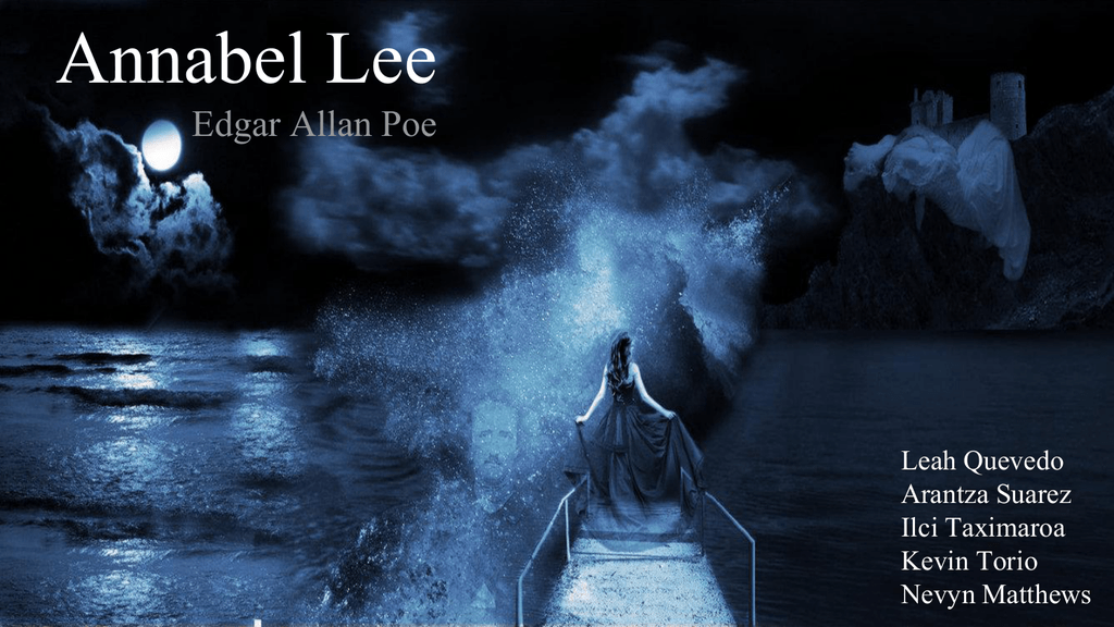 Annabel Lee'' was the last poem Edgar Allan Poe