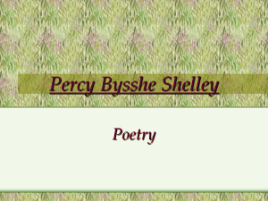 Percy Bysshe Shelley's biography