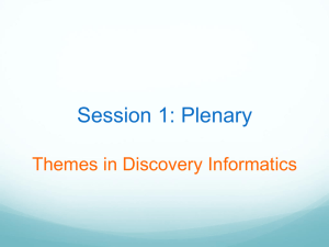 Discovery Informatics