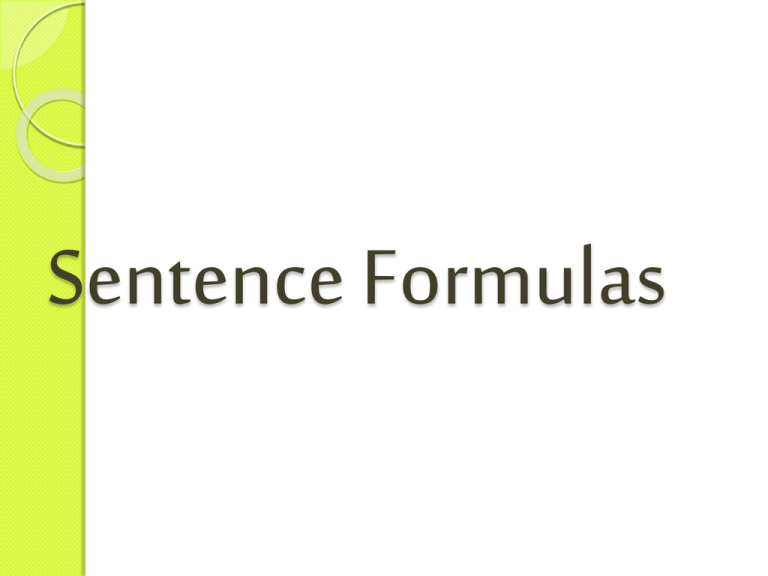 sentence-structure-notes