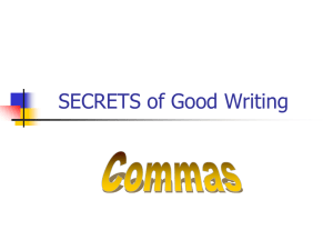 The SECRETS of Good Writing