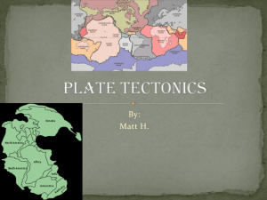 Plate tectonics - NagelBeelmanScience