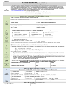 Attachment 6 - Payee Data Record Form