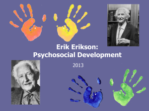 Erikson Lecture