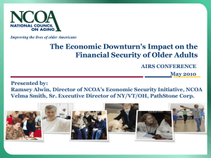 The Economic Downturn's Impact on the Financial Security