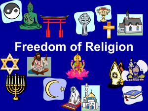 Freedom of Religion - Birdville Independent School District