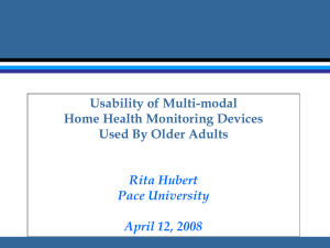 Usability of Medical Devices by Older Adults